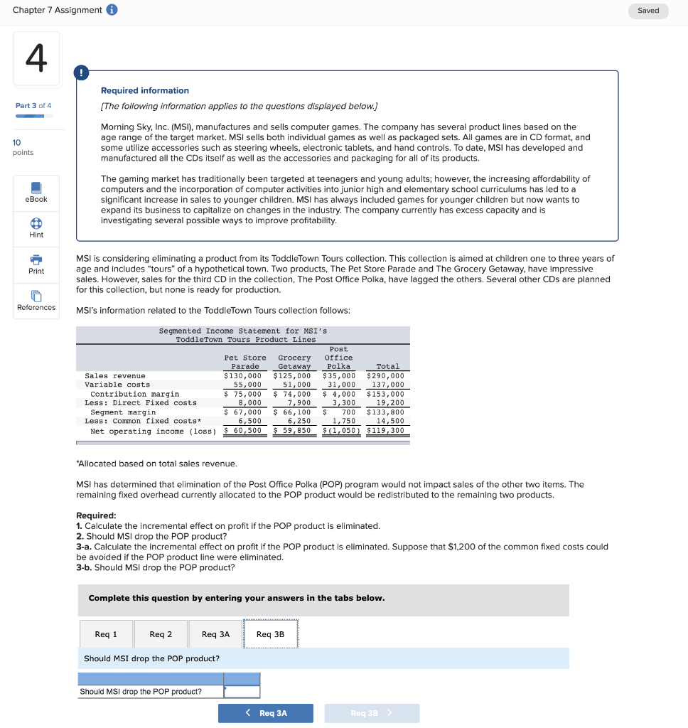 lines based on the age range of the target market. MSI sells