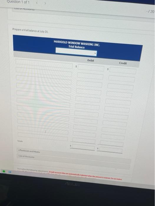 following transactions were completed. July 1 1 3 5 12 18 Issued