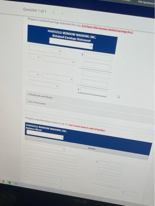 supplies Paid $ 1.760 cash for employee salaries, Collected $1410 cashifrom customers