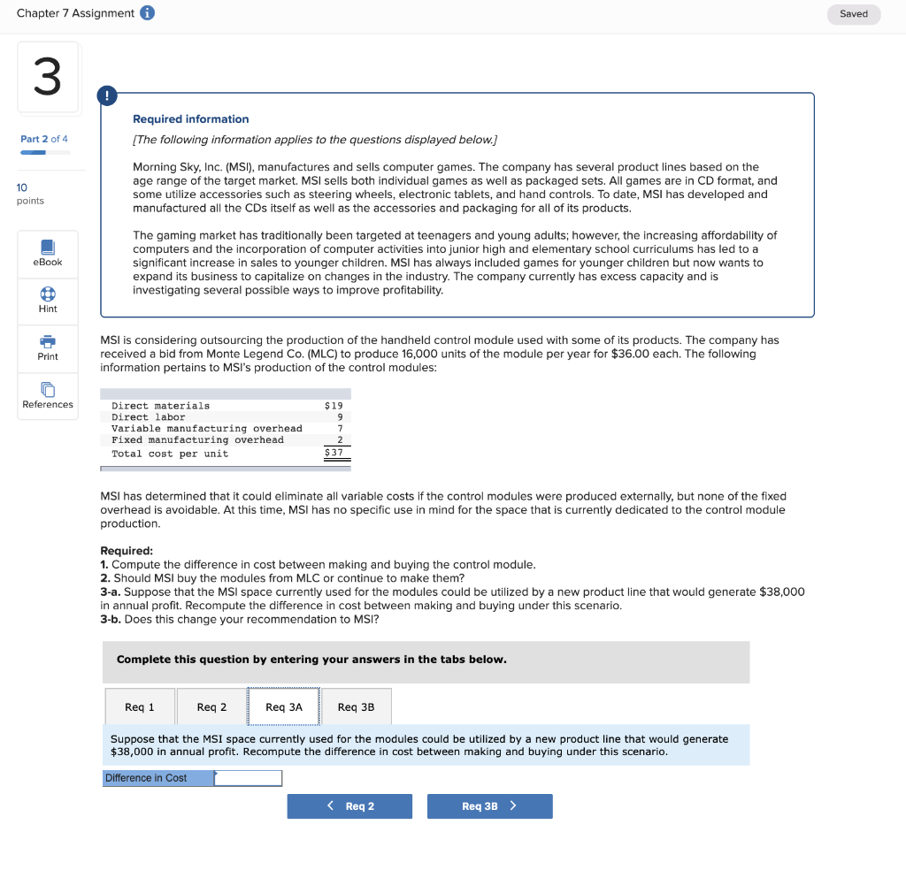 (MSI), manufactures and sells computer games. The company has several product lines