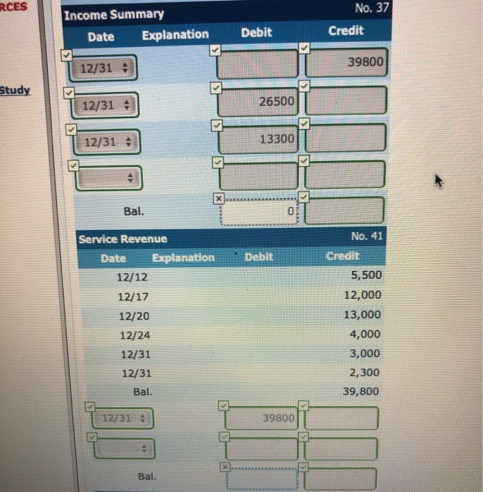 is wrong for service revenue balance Project 1 R2 For the past