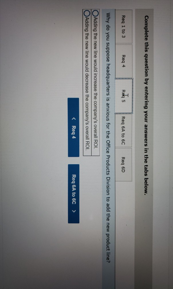 any move. Our division's return on investment (ROI) has led the company