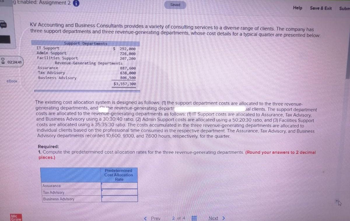  2 taran question g Enabled: Assignment 2 i Saved Help Save