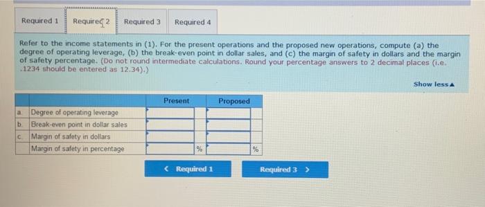 Variable expenses Contribution margin Fixed expenses Net operating income $ 1.200.000 690.000