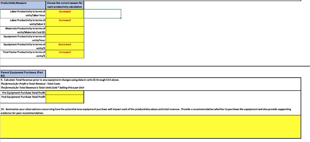 points) + What-If Analysis Tab (25 points) Current Values Data: Metric Sales
