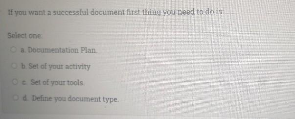 If you want a successful document first thing you need to