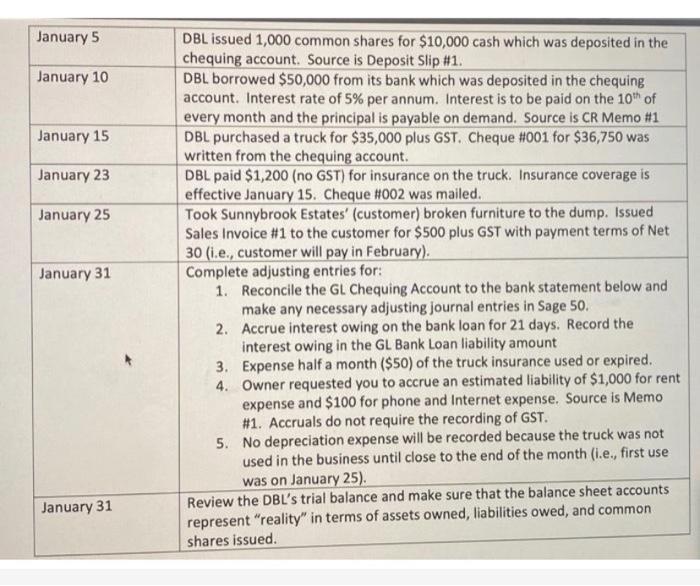 in Sage 50. 2. Accrue interest owing on the bank loan for