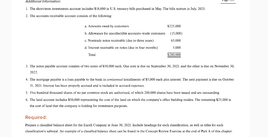 file. Re-type the Adjusted Trial Balance for Excell Company using proper formatting