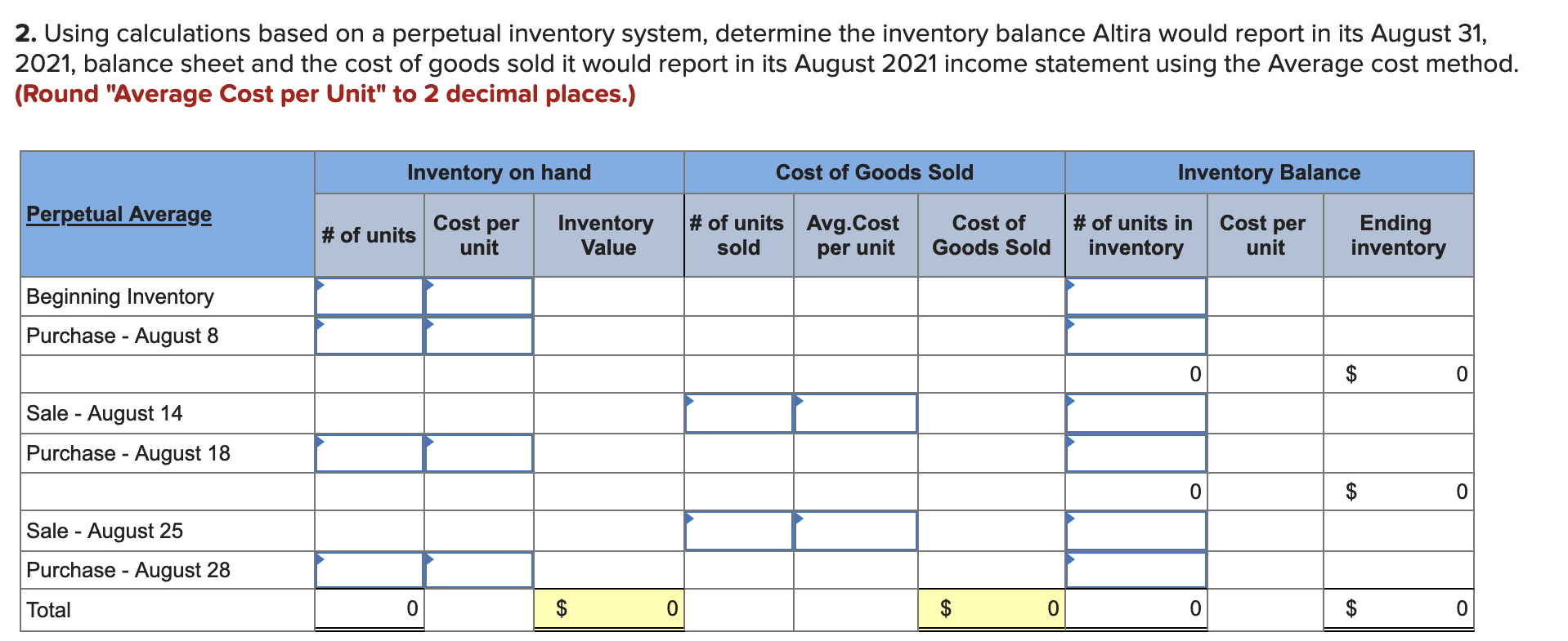 needed! Required information [The following information applies to the questions displayed below.]