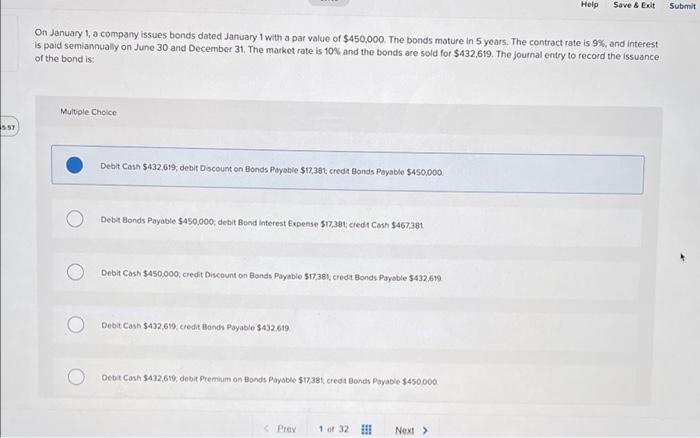 HELP ASAP WITH BOTH Help Save & Exit Submit On January 1,