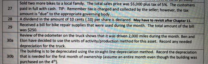 as many as you could explain would be great!! 27 28 29