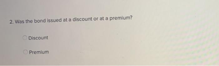 $1.305 million bond that matures in five years. The bond has a