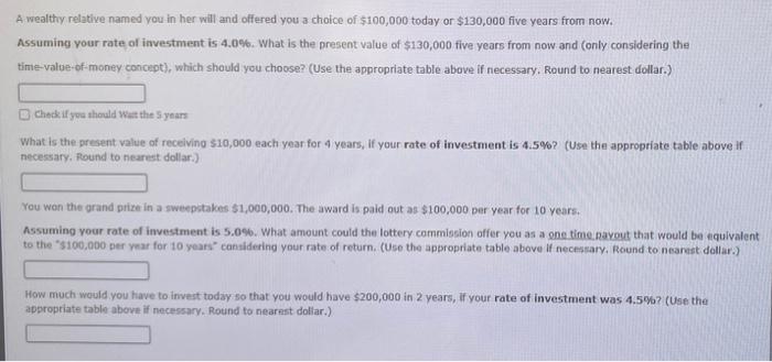 4.0% 4.50% 5.0% 5.50% 6.0% 6.50% 7.0% 7.50% 8.0% 1 0.96154 0.95694