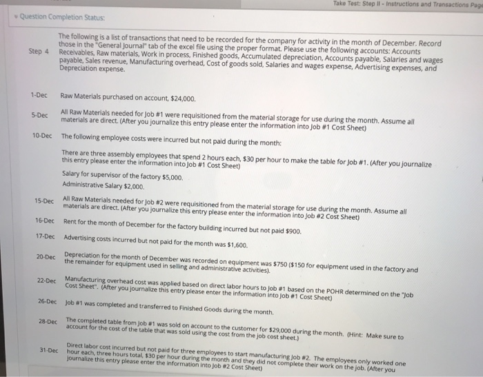 This is the first month of operations. The company designs and manufactures