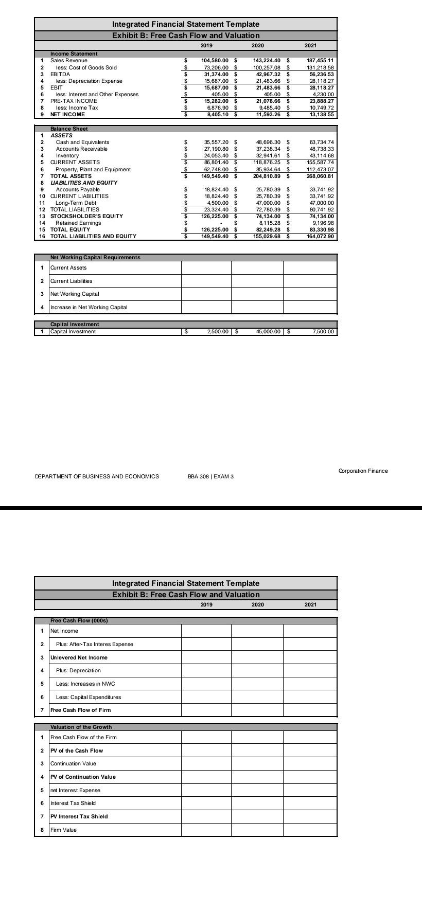 dividend policy is to pay [21+D+C]% in dividends. Construct the Production volume