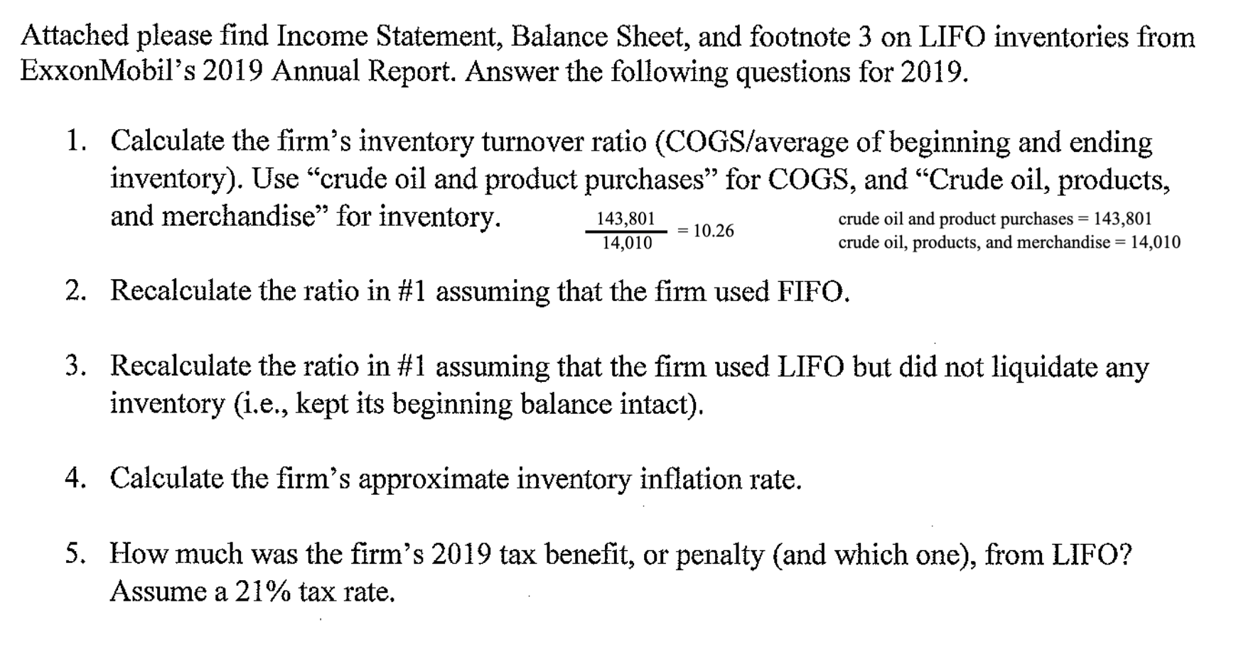  Attached please find Income Statement, Balance Sheet, and footnote 3 on