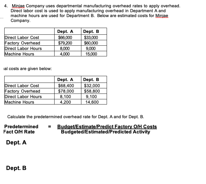  Please show your work step by step. Thank you! 4. Miniae