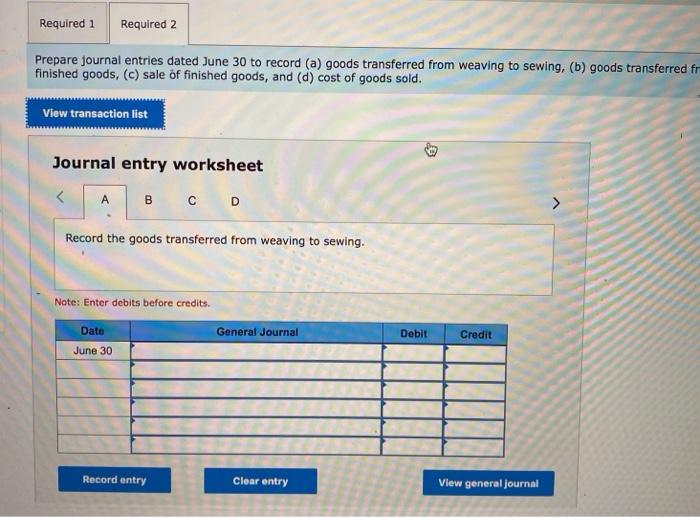The following information is available regarding its June inventories: Beginning Ending Inventory