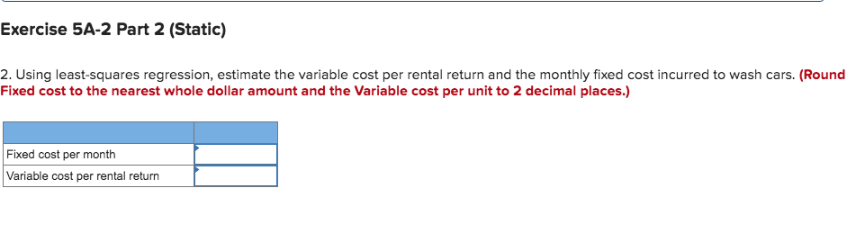 applies to the questions displayed below.] Bargain Rental Car offers rental cars
