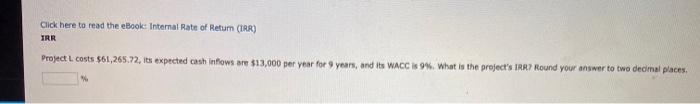 here to read the eBook: Internal Rate of Return (IRR) NPV AND