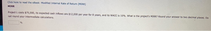 IRR A store has 5 years remaining on its lease in a