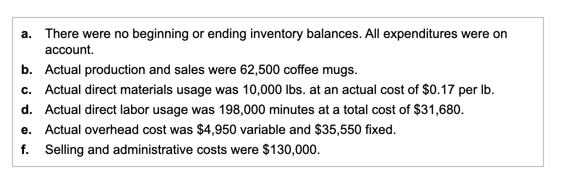 the variable overhead cost and efficiency variances, and identify whether each variance