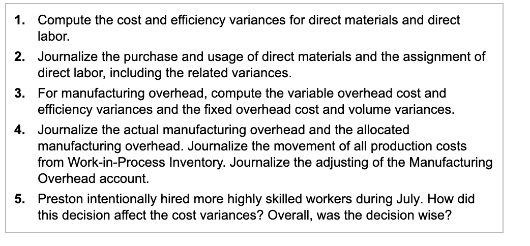 is favorable (F) or unfavorable (U). (Round any interim calculations to four
