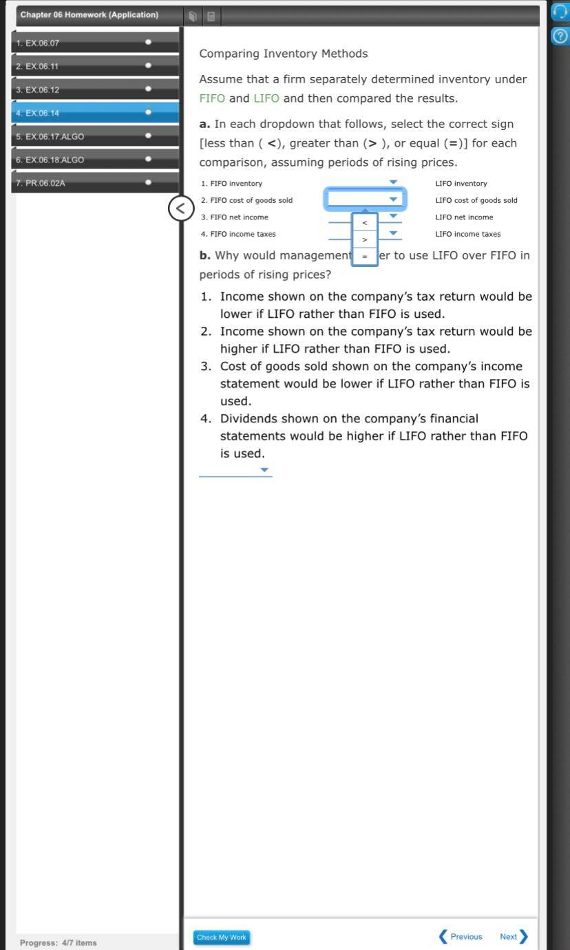 EX.06.11 3. EX.06.12 4. EX.06.14 5. EX.06.17 ALGO 6. EX.06.18.ALGO The following