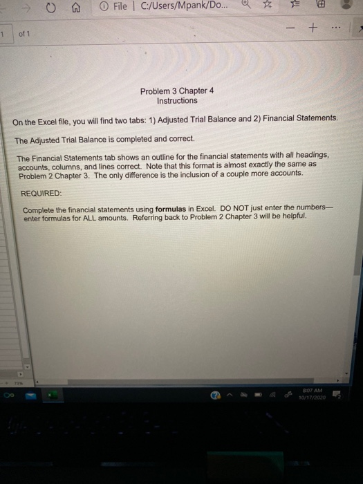  G File | C:/Users/Mpank/Do... e + 1 of 1 Problem 3