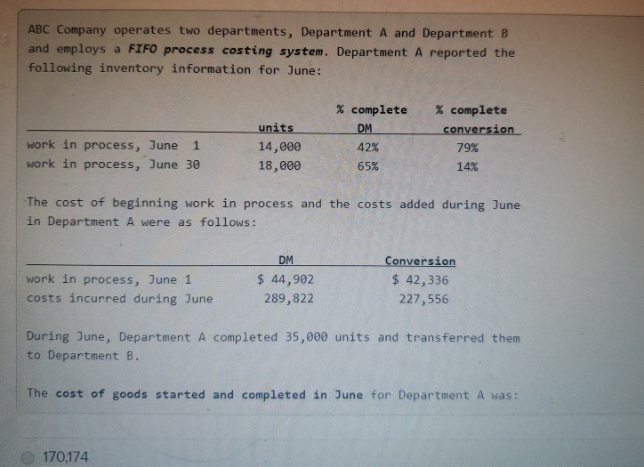  what is the answer? please label it as answe=?? ABC Company