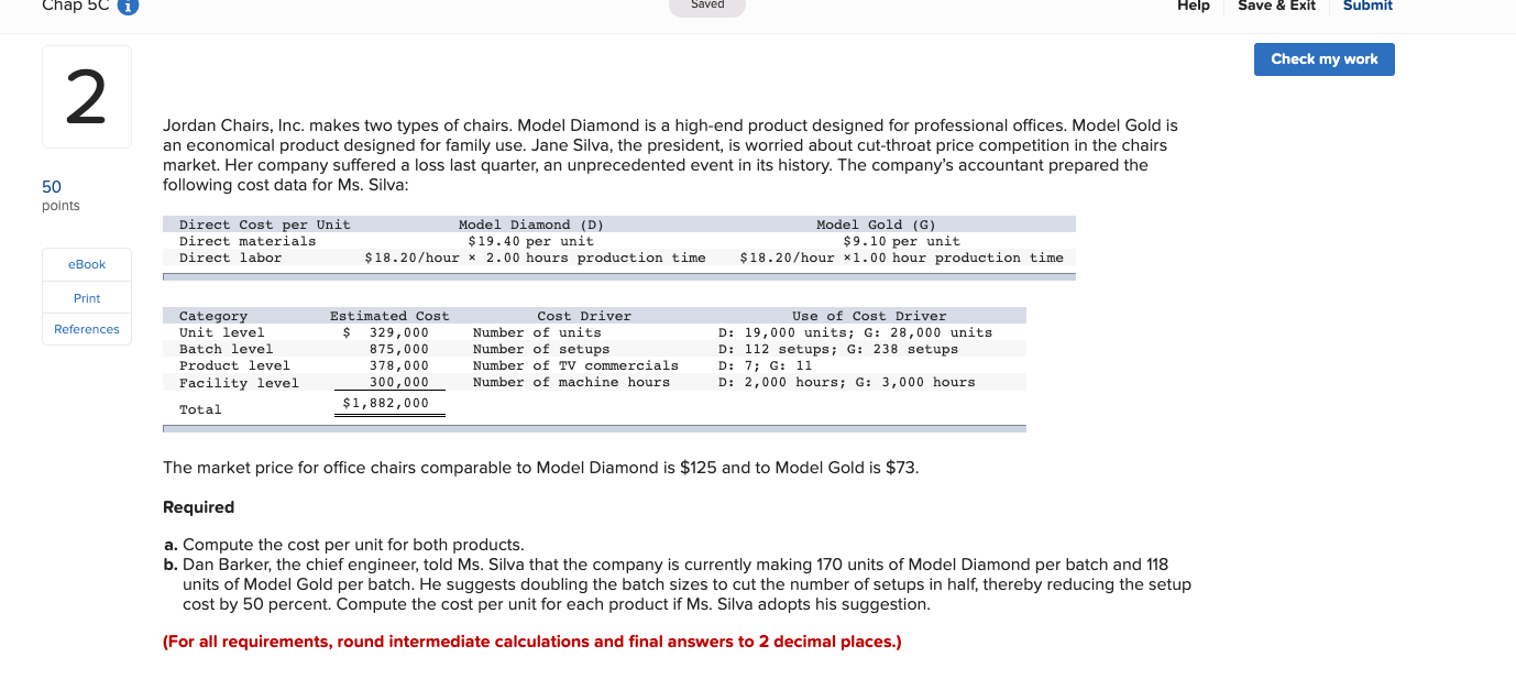  Chap 5C i Saved Help Save & Exit Submit Check my