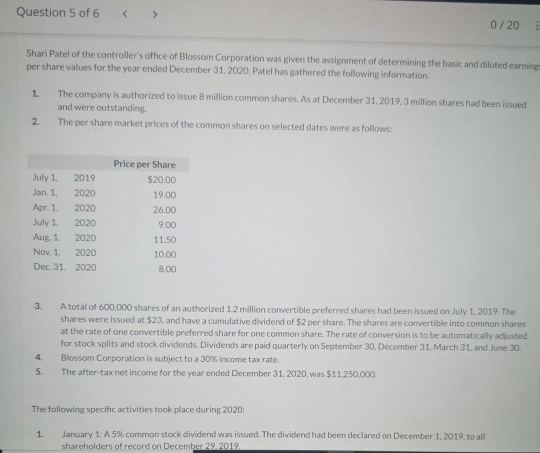  please answer this question. i'll upvote. thank you Question 5 of