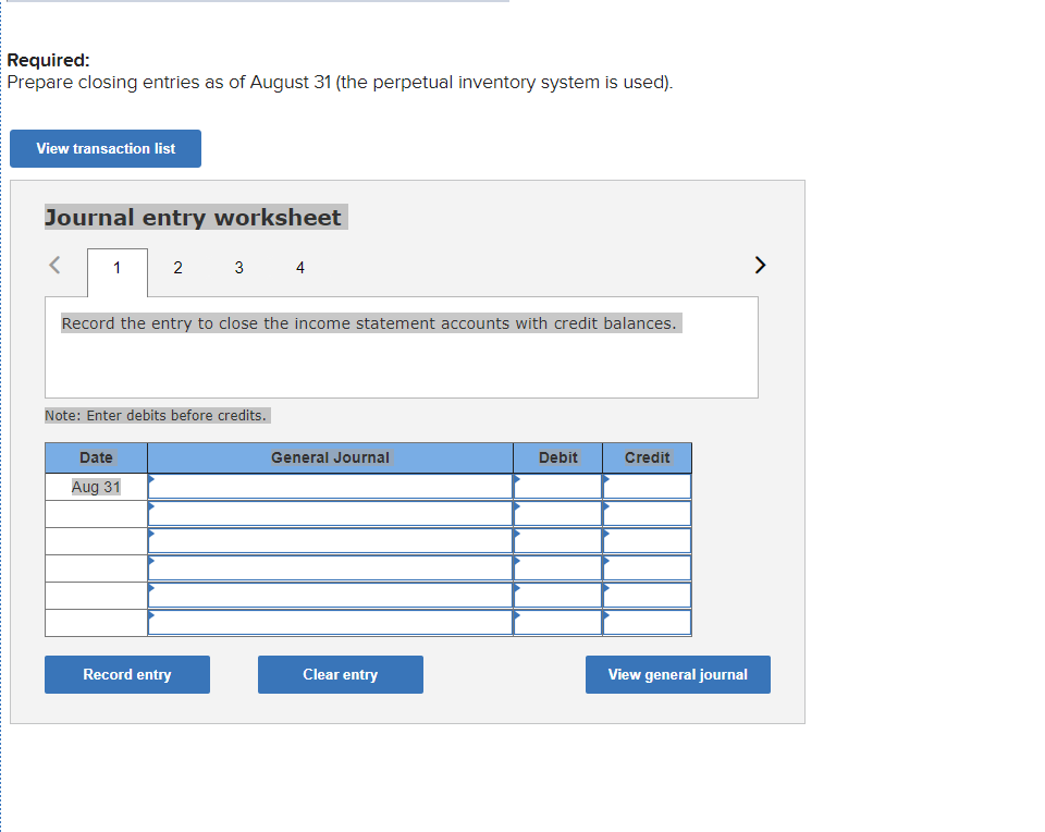 Problem 5-4A Preparing closing entries and interpreting information about discounts and returns