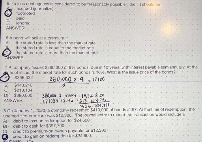 work is already done! without looking up the answers , someone knowledgeble