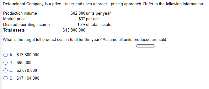 thanks and God bless!!! Wheeler Company is a price -taker and uses