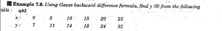 I need the answer as soon as possible Example 7.9. Using Gauss