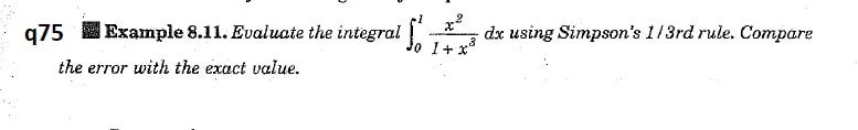I need the answer as soon as possible 975 Example 8.11. Evaluate