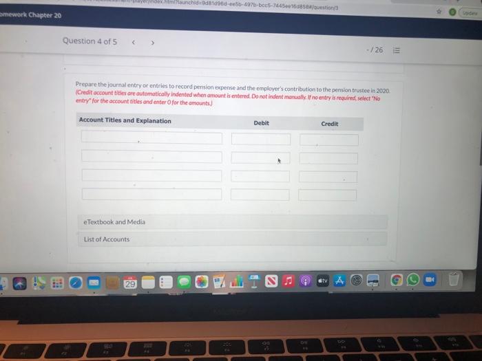 sponsors a defined benefit pension plan for its employees. The following data