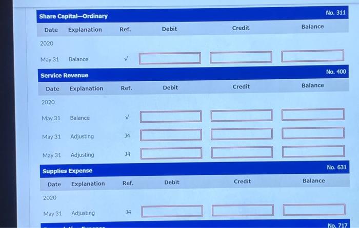 addition to those accounts listed on the trial balance, the chart of