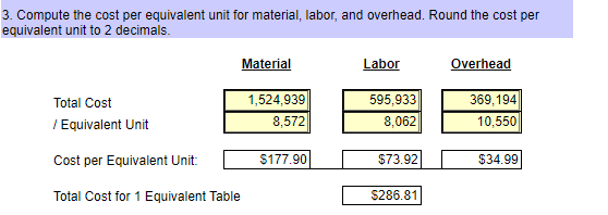 tables started. Inspection occurs when the tables are approximately 60% complete for
