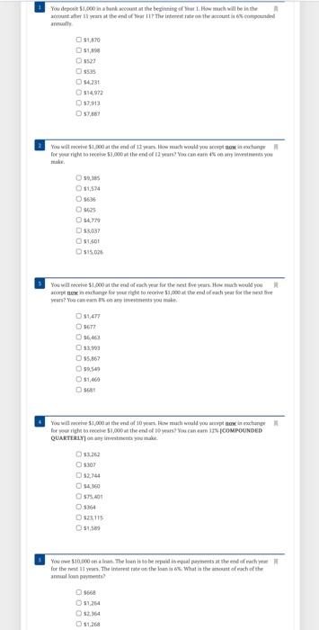 Need help with question 1,2,3,4,5. will give u a thumbs up in
