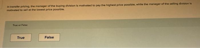 True or False True False The balanced Scorecard attempts to focus managers'