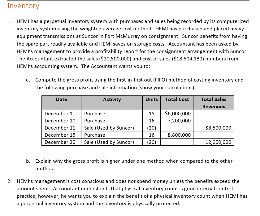 as a Financial Consultant by Heavy Equipment and Machinery Inc. (HEMI). HEMI