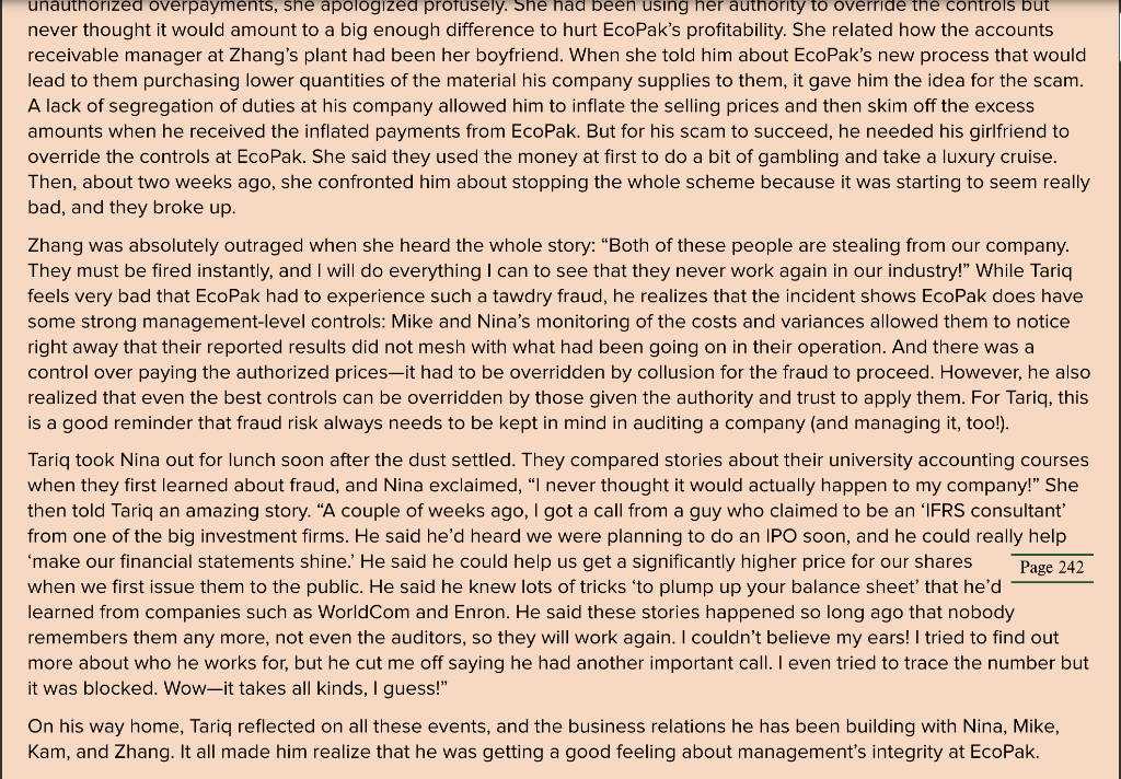 case study and answer the question. I need it ASAP. . Write