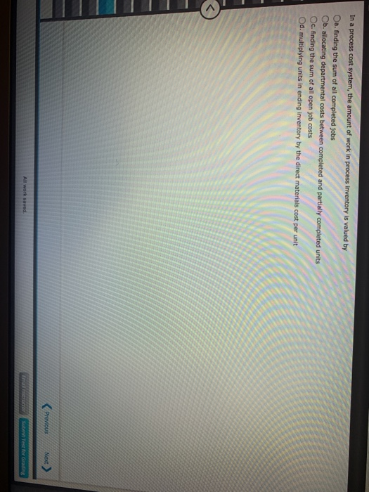 were 25% completed at the beginning of the period at a cost