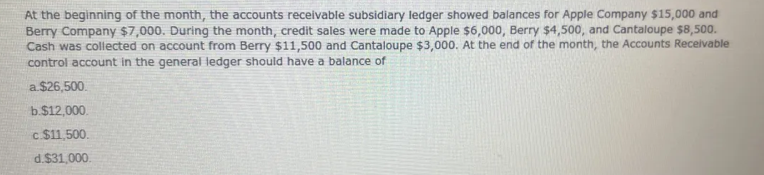  I need help with this accounting question. Please show all work,