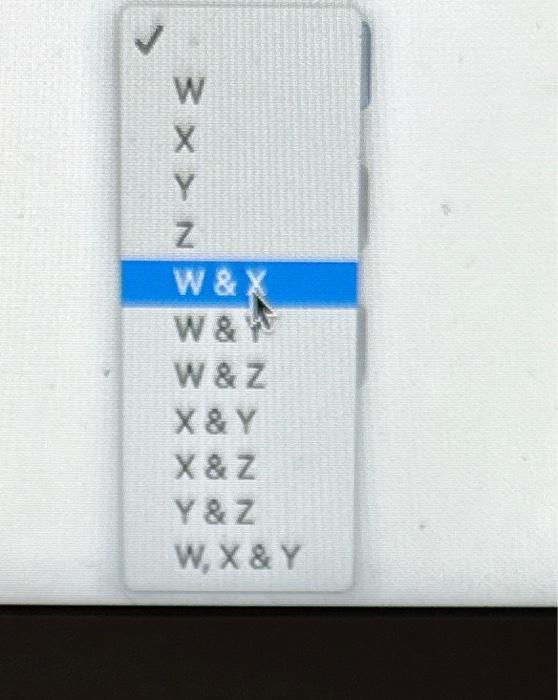 in four separate industries. The following information is available for each of