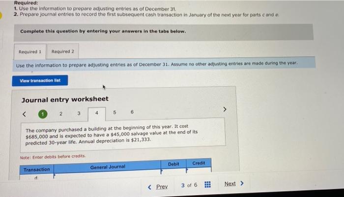 journal entries LO P1, P2, P3, P4 Arnez Company's annual accounting period