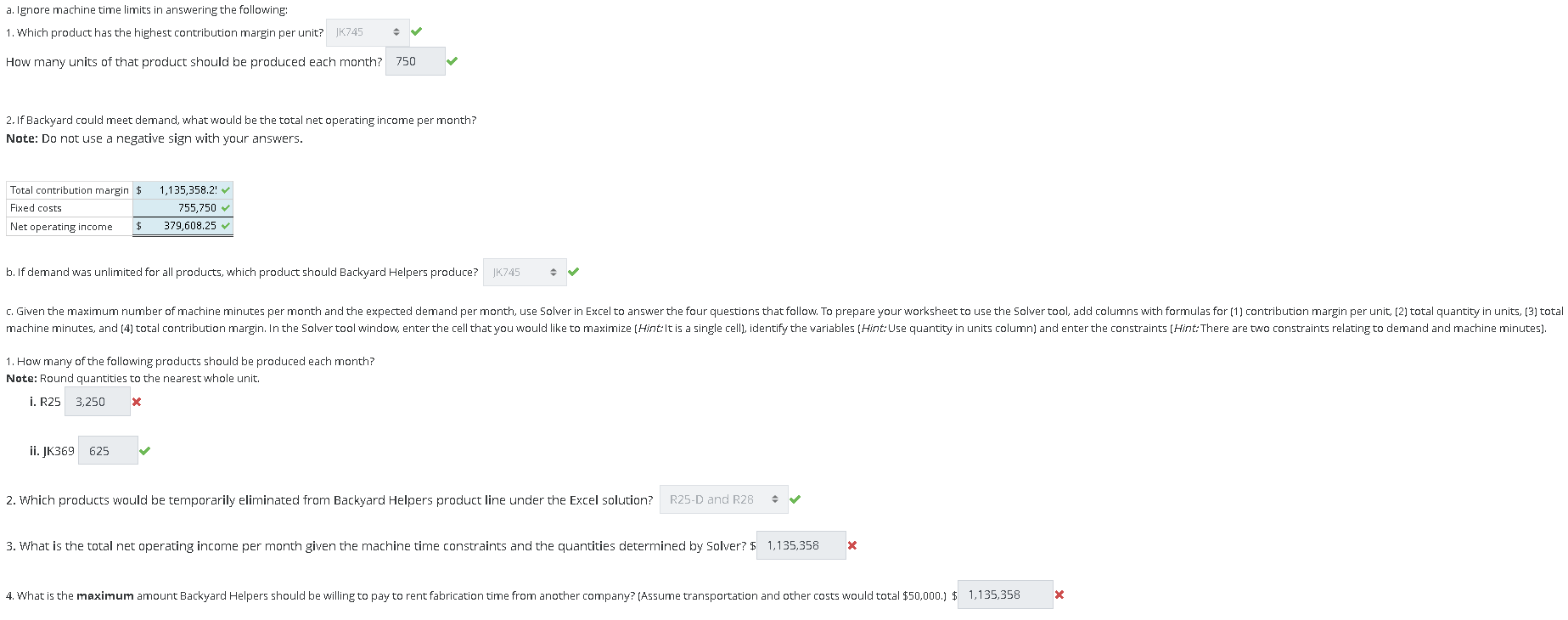 Utilization of Constrained Resources Using Excel Backyard Helpers, Inc. is a small