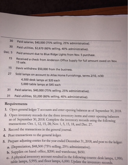 Company (DLC), owned by Jenny Davis, is a wholesale company that purchases